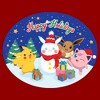 Women's Pokemon Christmas Happy Holidays Snowman T-Shirt - 2 of 4