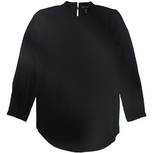 Eileen Fisher Womens Mock Neck Pullover Blouse - 1 of 2