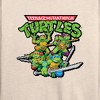 Women's - Teenage Mutant Ninja Turtles - Gaming Group And Logo Lightweight French Terry Wide Neck Long Sleeve Shirt - 2 of 4