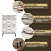 Shoe Cabinet with Flip Drawers, Freestanding Narrow Shoe Rack - 4 of 4