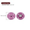 Unique Bargains Alloy Invisible Durable High Hardness Buckle Fasteners Press Studs Buttons 5 Pcs - 2 of 4
