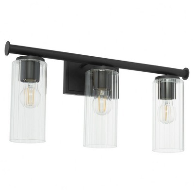 Quorum Lighting Mercier 3 - Light Vanity in  Matte Black