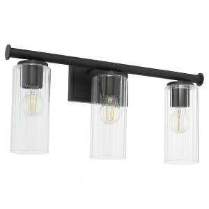 Quorum Lighting Mercier 3 - Light Vanity in  Matte Black - 1 of 1