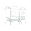 Twin Size Metal Bunk Bed with Ladder for Bedroom - 2 of 4