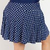 Calypsa Women's Plus Size High Waisted Chlorine Resistant Flowy Swim Skirt With Attached Shorts - 2 of 4