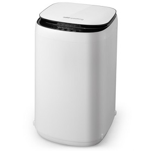 Costway 7.7 lbs Full Automatic Washing Machine 0.78 Cu.ft Compact Washer & Spinner Combo Blue/White - 1 of 4