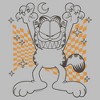 Mens Garfield Checkered Cat Claws And Fangs T Shirt - 2 of 4