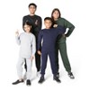 EVERYDAY KIDS Boys’ Fleece Heather Gray Crewneck Sweatshirt; Boy’s Long Sleeve Pullover Shirt - Soft and Breathable Cotton/Poly Blend - 2 of 3