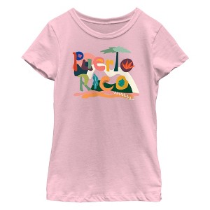 Girl's Lost Gods Puerto Rico Shapes T-Shirt - 1 of 4