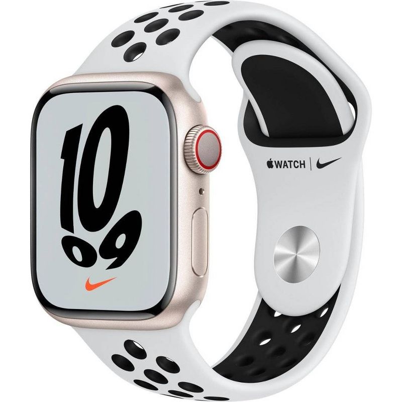 Refurbished Apple Watch Nike Series 7 GPS + Cellular with Nike Sport Band - Target Certified Refurbished, 1 of 4