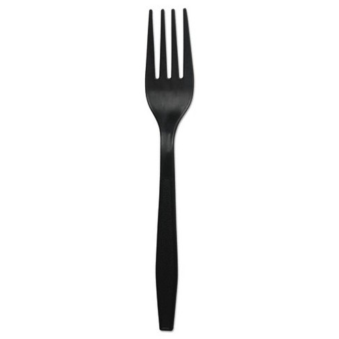 Boardwalk Heavyweight Polypropylene Fork, Black, 1000/carton - image 1 of 1