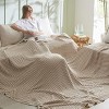 Bedsure Cooling Cotton Waffle Blanket-Lightweight Breathable Summer Blanket of Rayon Derived from Bamboo - 3 of 4