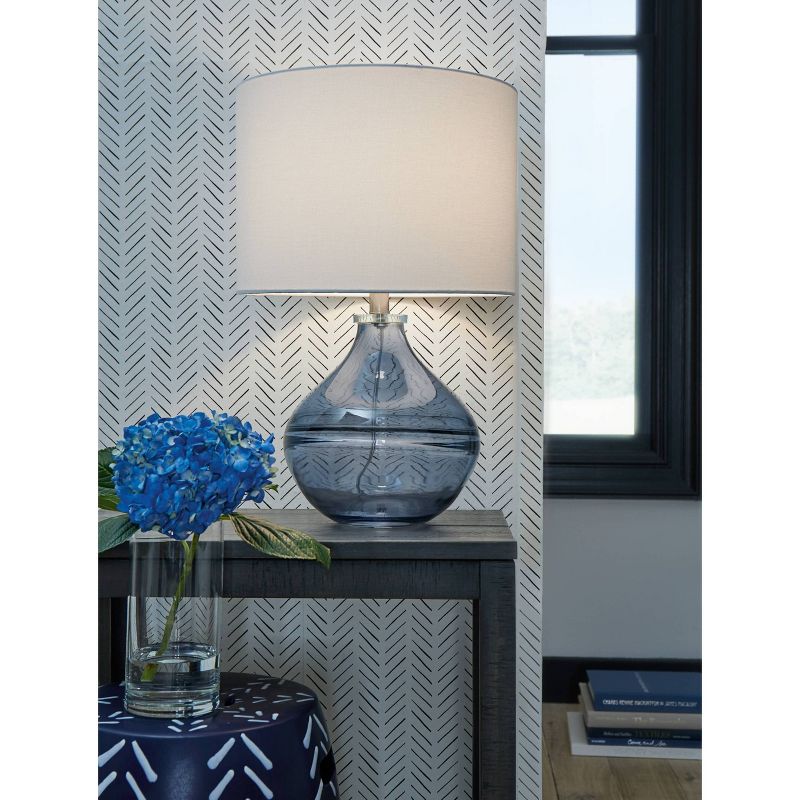 Signature Design by Ashley Lemmitt Table Lamp Blue/Silver, 2 of 5