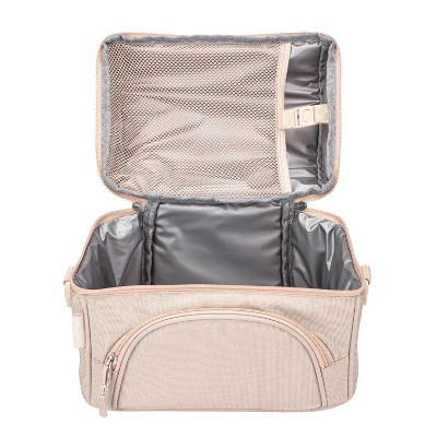 Sand Insulated Nylon Adult Tote Lunch Bag
