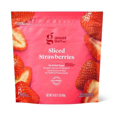 Frozen Sliced Strawberries - 16oz - Good & Gather™