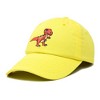Dalix T-Rex Embroidered Cotton Dad Hat Adjustable Baseball Cap Mens - 4 of 4