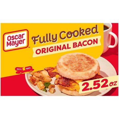 Oscar Mayer Fully Cooked Bacon - 2.52oz - Target