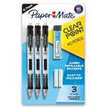 Paper Mate Clear Point 3pk #2 Mechanical Pencils with Eraser & Refill 0.7mm Black