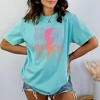 Simply Sage Market Women's Rock Stacked Short Sleeve Garment Dyed Tee - 2 of 2