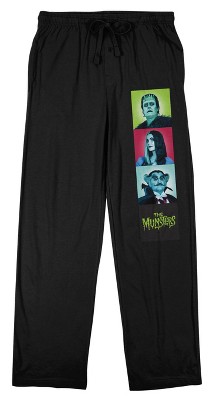 The Munsters: Rob Zombie Remake Munster Family Women's Black Graphic Sleep Pants
