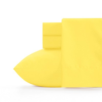 Twin Microfiber Sheet Set Laser Lemon - Crayola