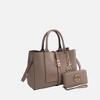 MKF Collection Yola Women’s Satchel Vegan Leather Bag and Wallet by Mia K- 2PCS Set - 2 of 4