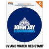 John Jay College of Criminal Justice Bloodhounds Logo Automotive Car Window Locker Circle Bumper Sticker - 2 of 4