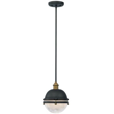 Maxim Lighting Portside 1 - Light Pendant in  Oil Rubbed Bronze/Antique Brass