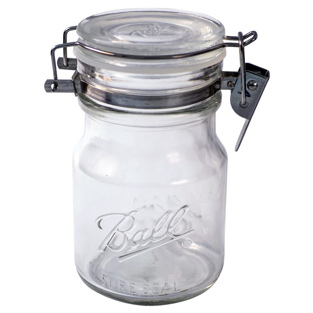 Ball 38oz Sure Seal Glass Mason Jar with Wire Bail Lid