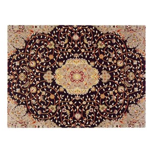 Anji Mountain 36"x48" Altamira 1/2" Rug'D Chair Floor Mat Brown/Orange/Black: Durable Polyester, Indoor Use, Easy Clean - 1 of 4