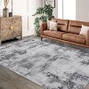 Area Rug Abstract Washable Living Room Rug, Non-Slip Carpet Soft Vintage Accent for Kitchen Bedroom Laundry - 3 of 4
