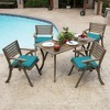 ARDEN Outdoor Seat or Rocking Chair Cushion, 19 x 18, Water Repellent, Fade Resistant - 4 of 4