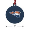 Carroll University Primary Logo Aluminum Holiday Christmas Tree Ornament - 3 of 4