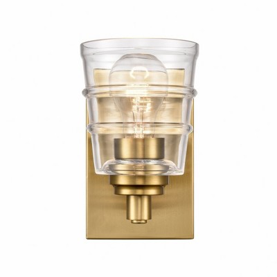 Elk Home Pulsate 1 - Light Vanity in  Satin Brass