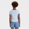 Girls' Short Sleeve Ribbed T-Shirt - Cat & Jack™ - 2 of 3