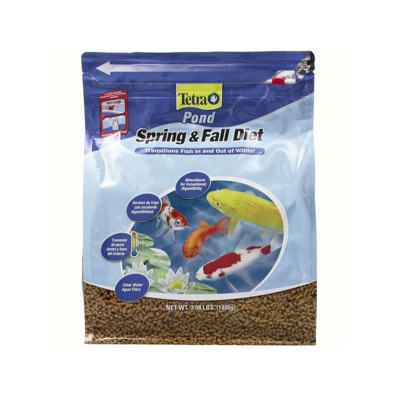 Tetra Pond Spring and Fall Diet Fish Food - 3.08 Lbs- DS, 1 of 2