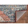 HomeStock Washable Markum Teal/Rust 3x5, Traditional, Machine Woven with Printed Designs - 4 of 4