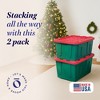 HOMZ Durabilt 27 Gallon Heavy Duty Storage Tote with Lid - 2 of 4