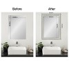 Amanti Art Mirror Makeover Bathroom Mirror Frame Border Kit - Fully Assembled Peel and Stick Frame - Mirror NOT Included - Flair Trim - 4 of 4