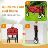 FDW Folding Wagon Heavy-Duty Folding Utility Cart Garden Cart 330 lbs Capacity - 4 of 4