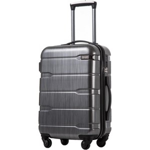 Paaaawaters Luggage Expandable(only 28") Suitcase PC+ABS Spinner Built-In TSA lock 20in 24in 28in Carry on - 1 of 4