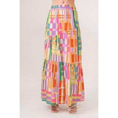 Women's Geo Tiered Skirt - And The Why