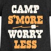 Girls' - Instant Message - Camp Smore Worry Less Fitted Short Sleeve Graphic T-Shirt - 2 of 4