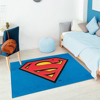 DC Comics Super Hero Digitally Printed Youth Area Rug Collection