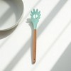 Unique Bargains Spoon Hand Wash Only Pasta Claw Silicone Wooden Handle 12.6" 1 Pc - 2 of 4
