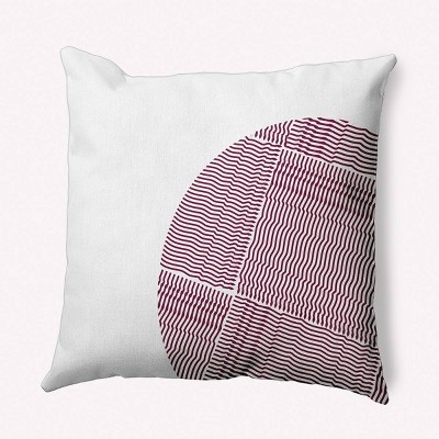 Target burgundy throw online pillows