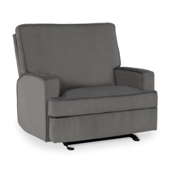 Baby Relax Addison Swivel Gliding Recliner - Gray : Target