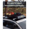 Extra-Long Roof Rack Basket with Extension Luggage Rack. Heavy-Duty 200LB Capacity Universal Cargo Carrier for SUVs & Trucks - 4 of 4