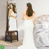 360° Swivel Jewelry Cabinet with Lights,Inside Makeup Mirror,Rotatable Full Length Mirror with Jewelry Storage - 4 of 4