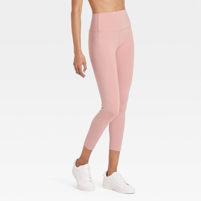 Women's Dynamic Flex High-Rise Pocketed 7/8 Leggings - All In Motion™ Mauve XS